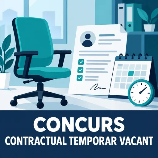 Concurs contractual temporar vacant